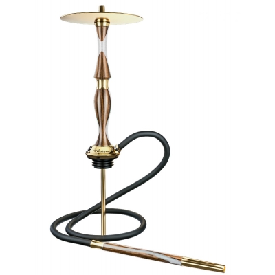 Mr.Wood Antique Series Glamour Brass White Nargile Takımı